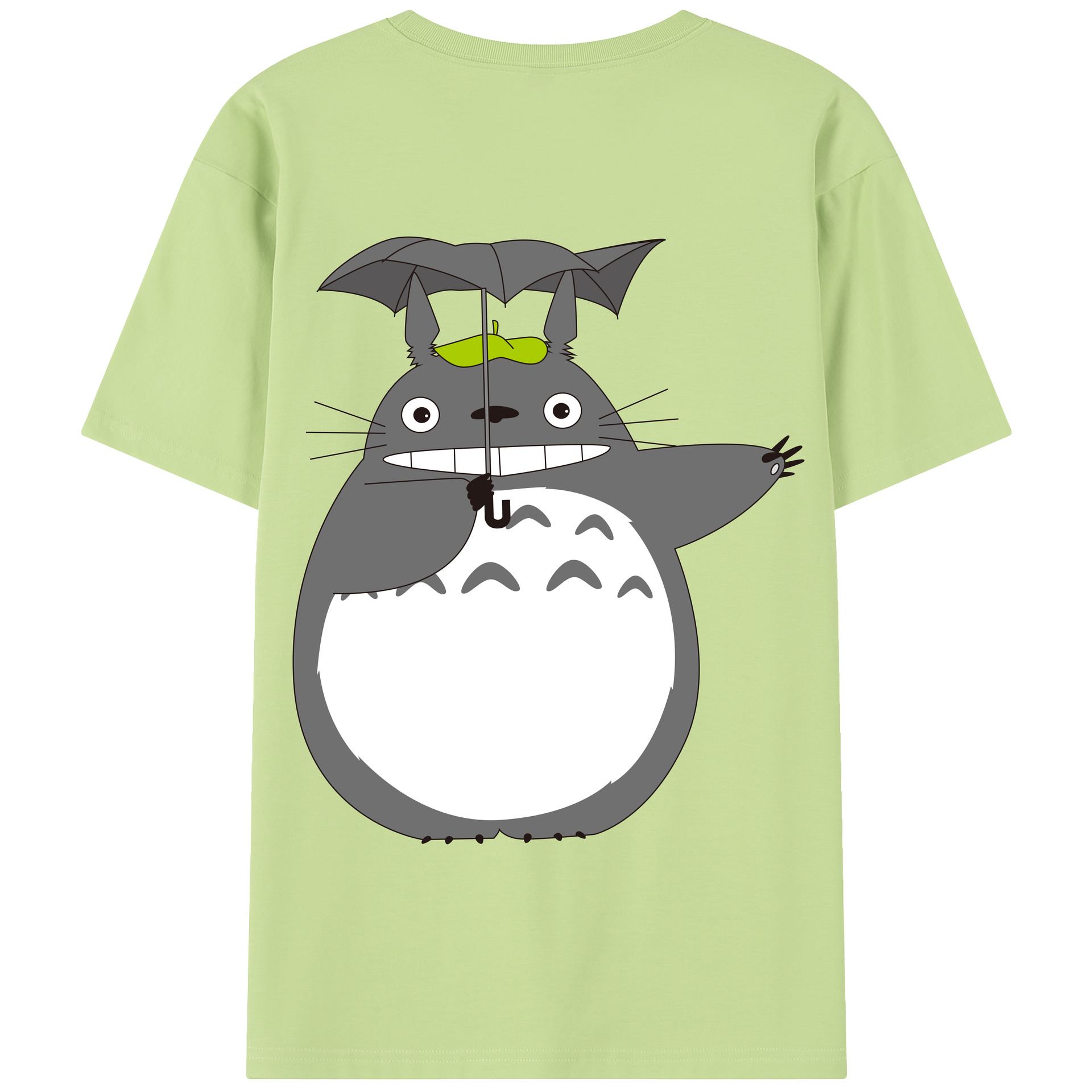 （画像用） となりのトトロ 草壁メイ 草壁サツキ My Neighbor Totoro Satsuki Kusakabe Mei Kusakabe 綿100％半袖Tシャツ（背面プリント）